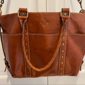 Patricia Nash Brown Leather Carducci Tan